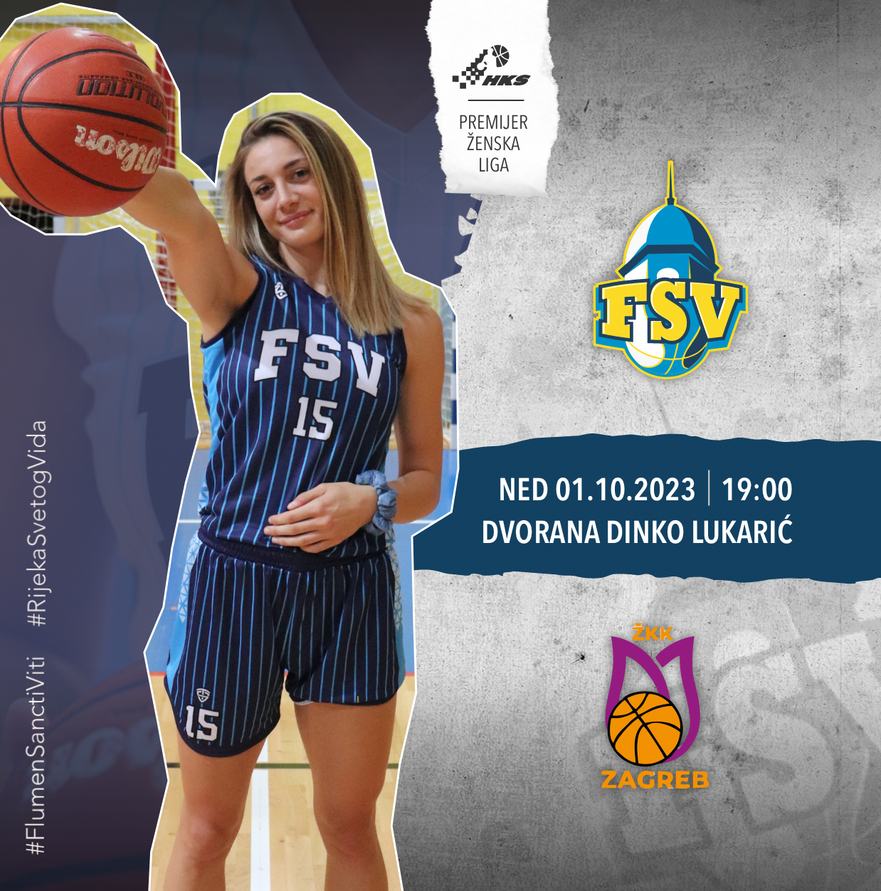 NAJAVA / KK FSV – ŽKK ZAGREB