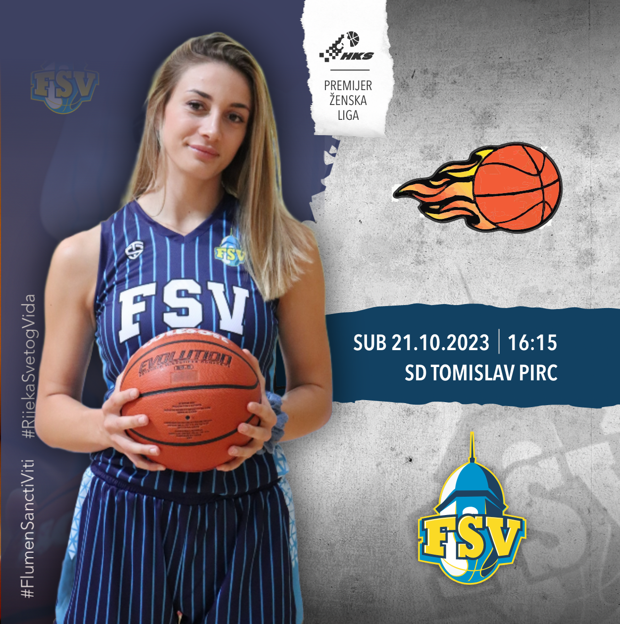 NAJAVA / ŽKK POŽEGA – KK FSV