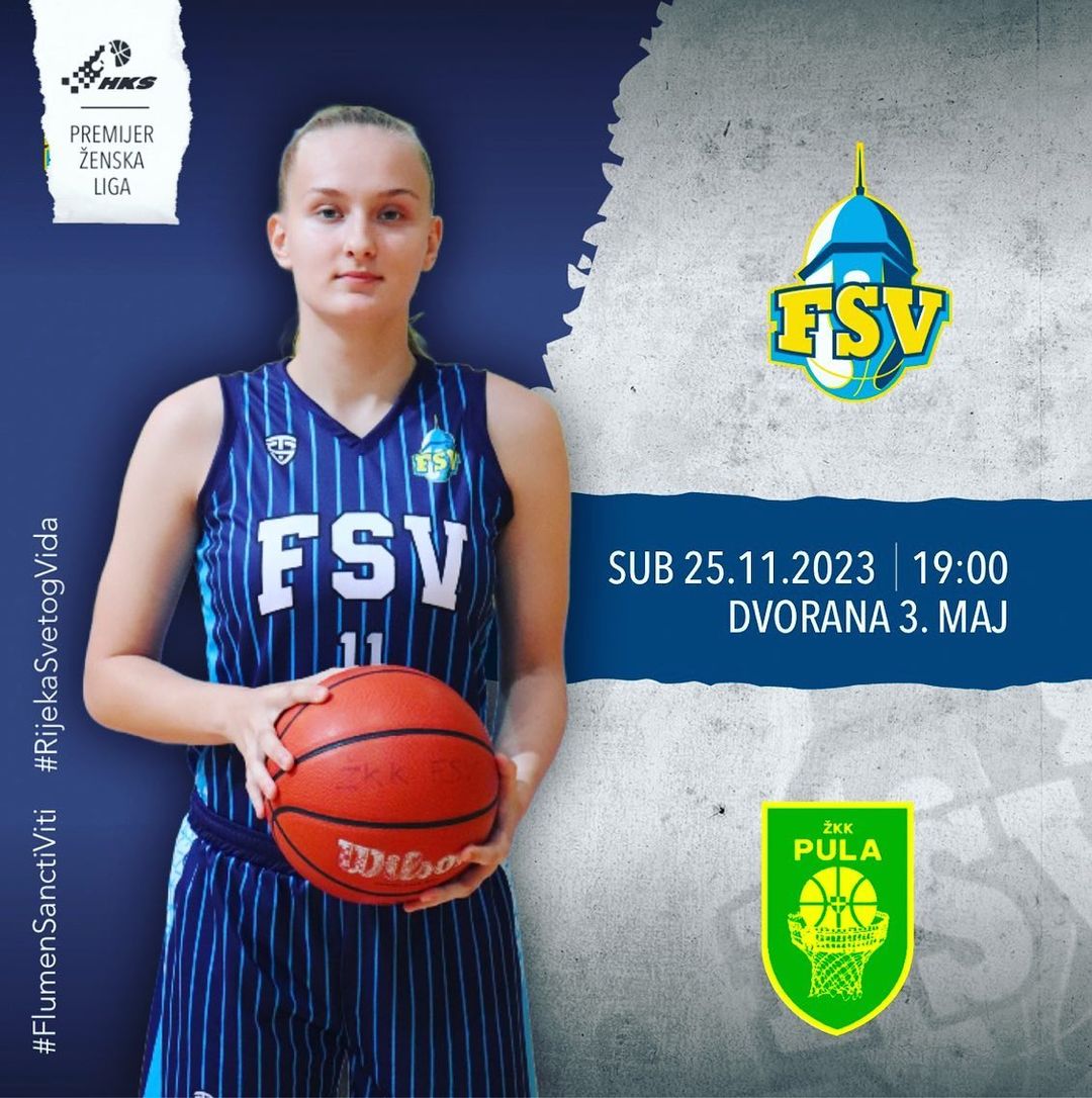 NAJAVA / KK FSV – ŽKK PULA