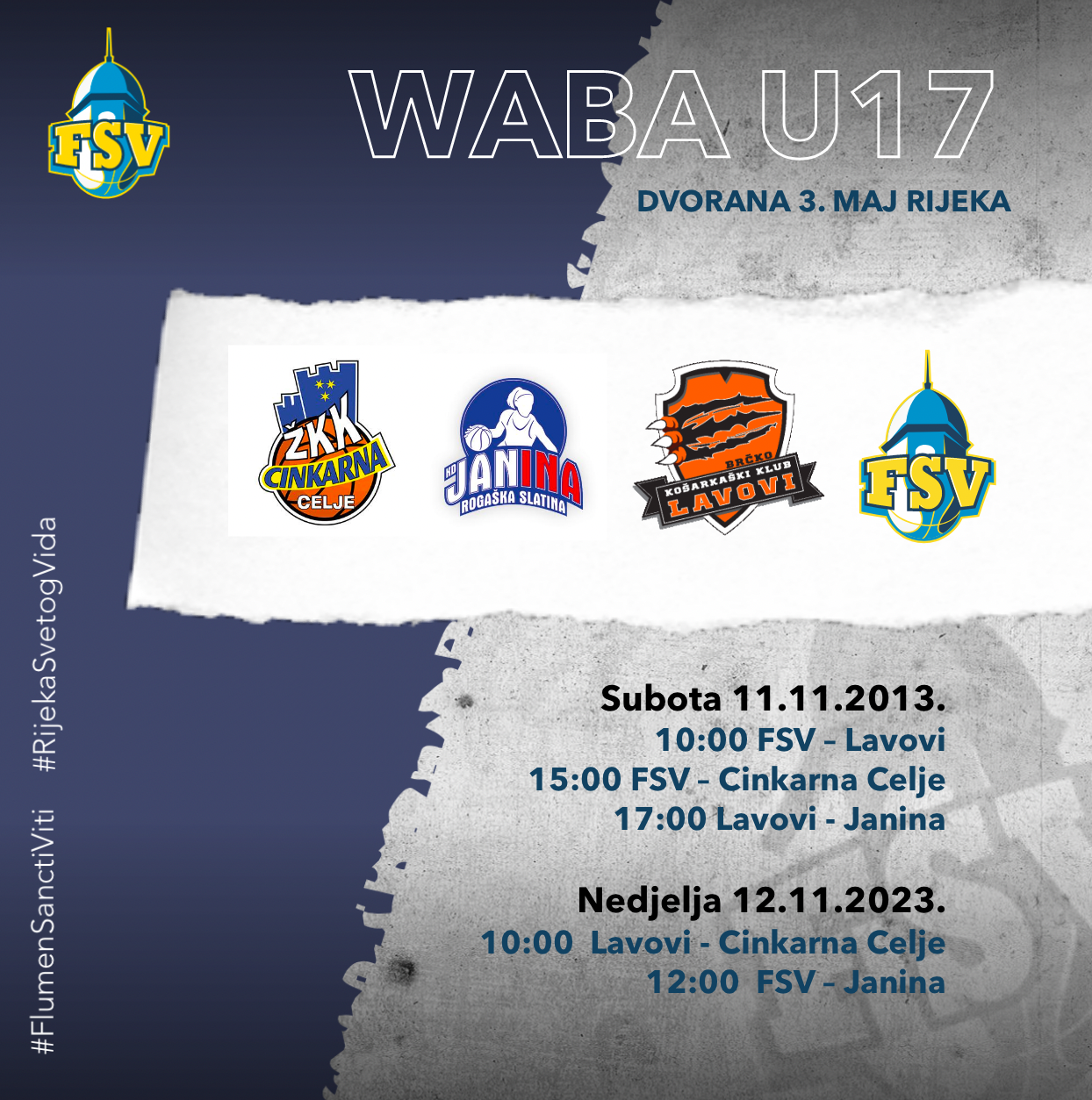 FSV domaćin kola WABA u17 lige