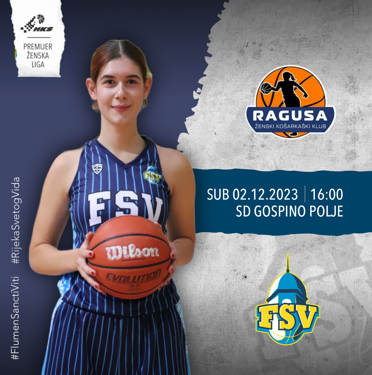 NAJAVA / ŽKK RAGUSA – KK FSV
