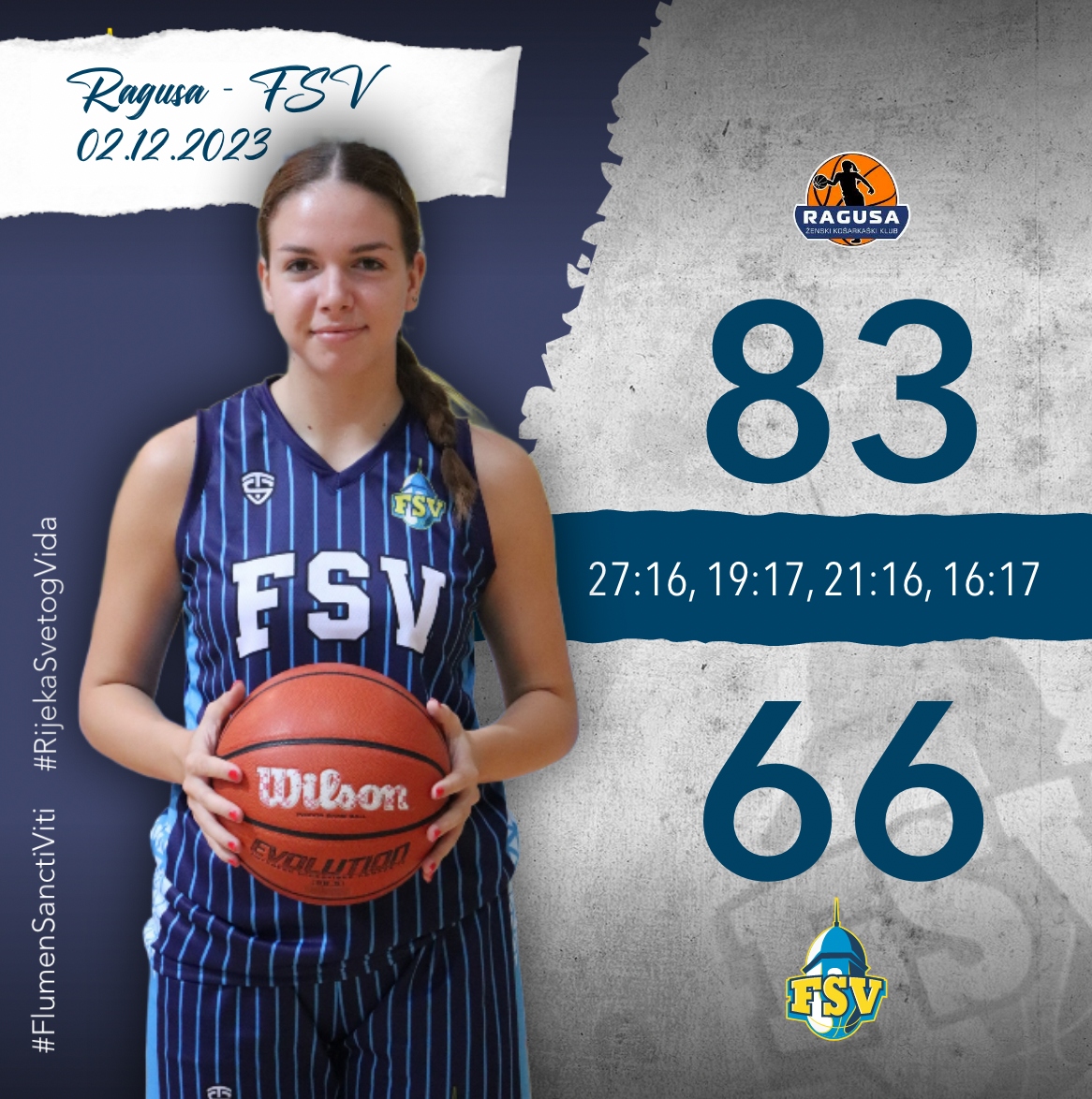 SENIORKE / ŽKK RAGUSA – KK FSV / PREMIJER ŽENSKA LIGA
