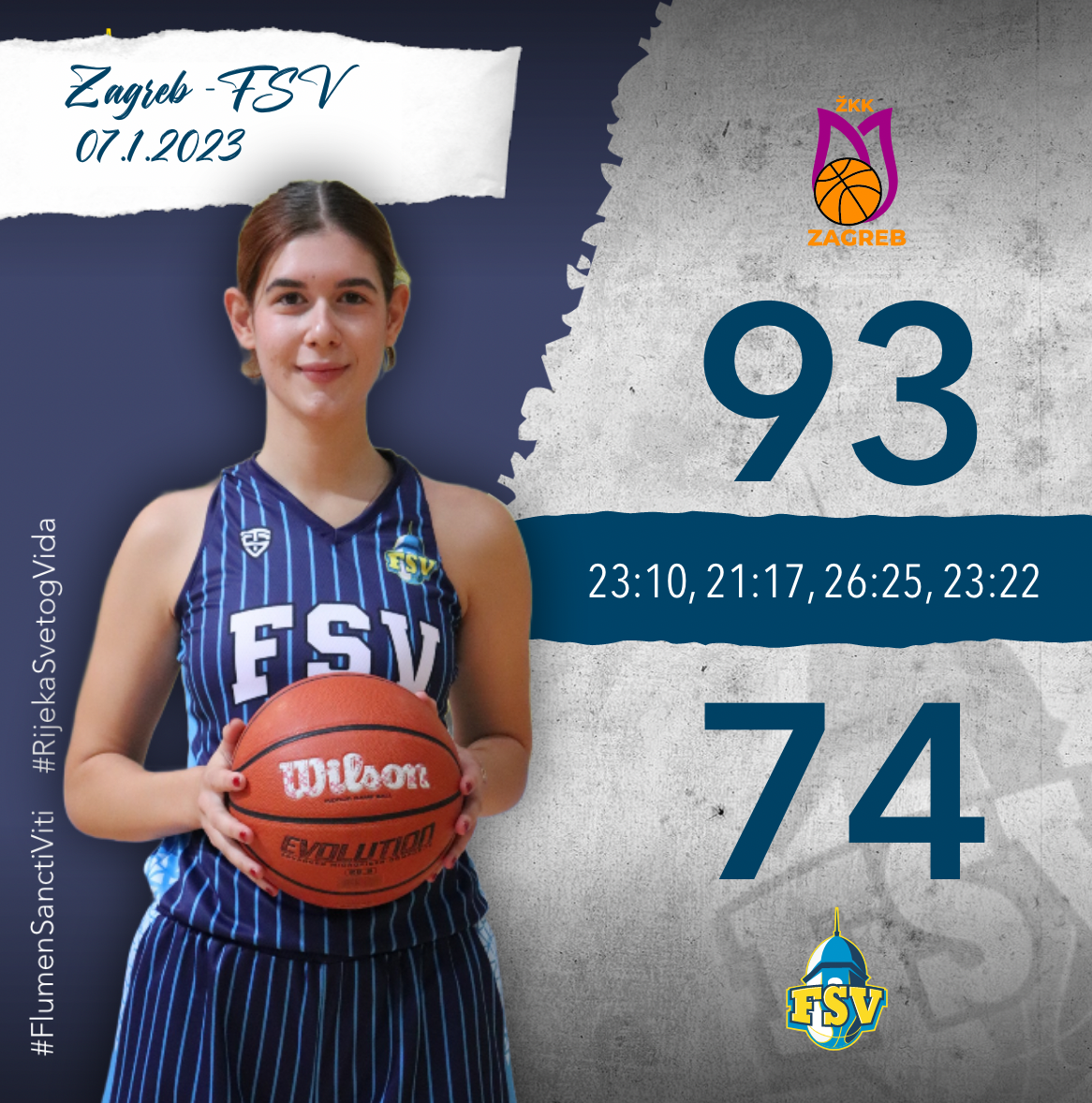 SENIORKE / ŽKK ZAGREB – KK FSV / PREMIJER ŽENSKA LIGA