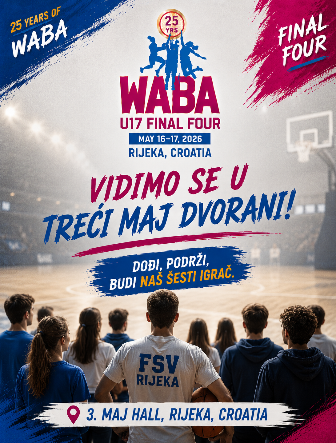 WABA U17 Final Four stiže u Rijeku!